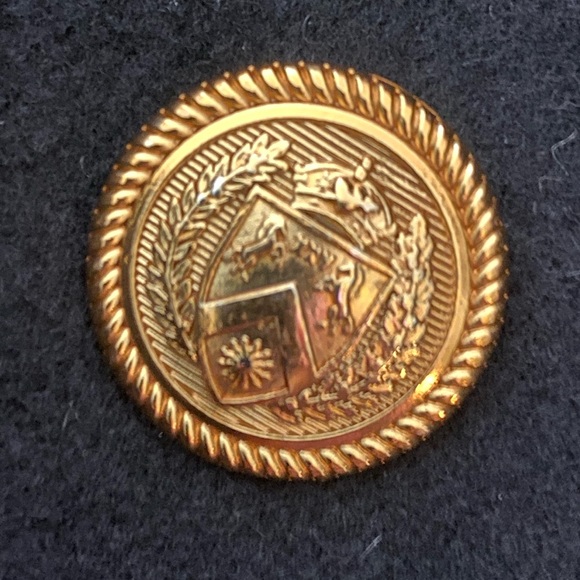 💯 Authentic Gucci Military Web Wool Double Breasted Black Coat - Picture 7 of 8